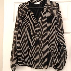 Calvin Klein Animal Print Blouse